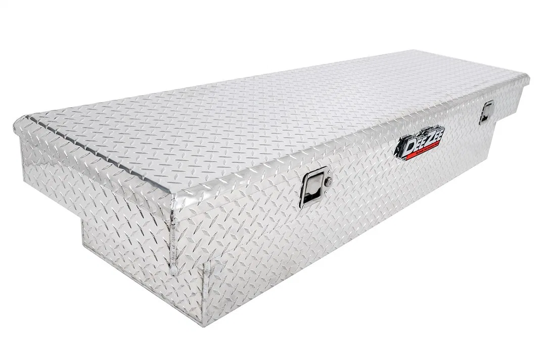 DZ8170 – DEE ZEE Tool Box, Crossover Single Lid Diamond Tread Silver Aluminum 20 Inch Length x 69-3/4 Inch Width x 13...